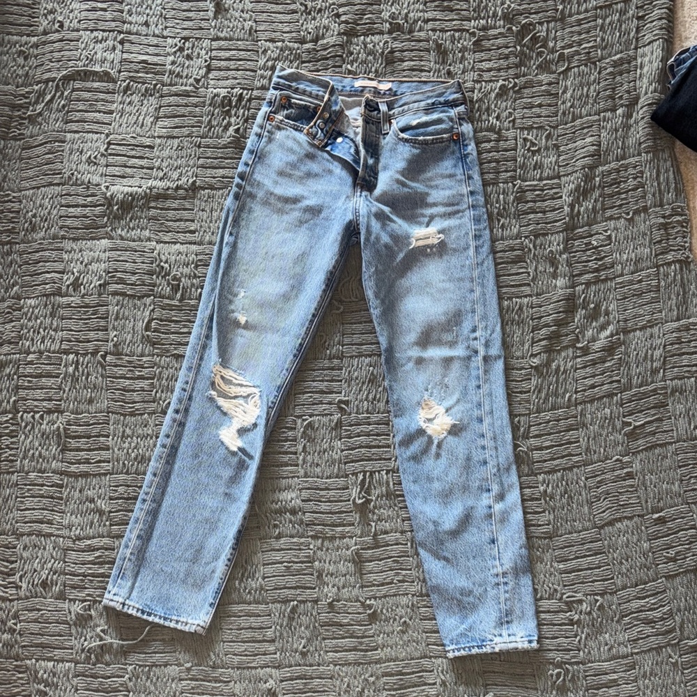 Levi's Premium Light Blue Straight Jeans